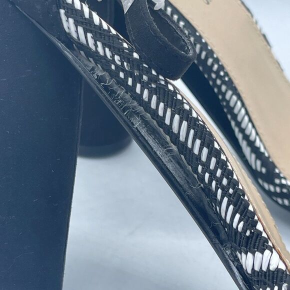 Salona Cylinder Platform Black White Heels 8.5 - Picture 8 of 11